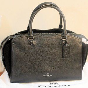 COACH Drew Satchel Black / No Strap